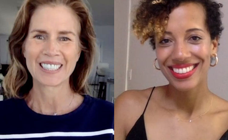 Carly Cushnie Pulls Off Sublime Skin—and Bold Red Lips—with a Newborn