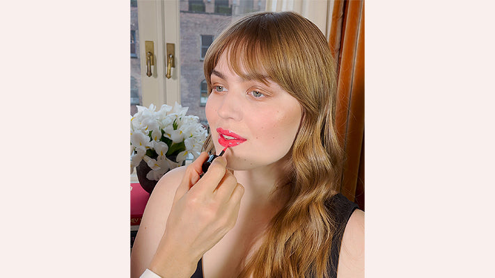 The Sheer Watermelon Red Lip That's a Summer Knockout