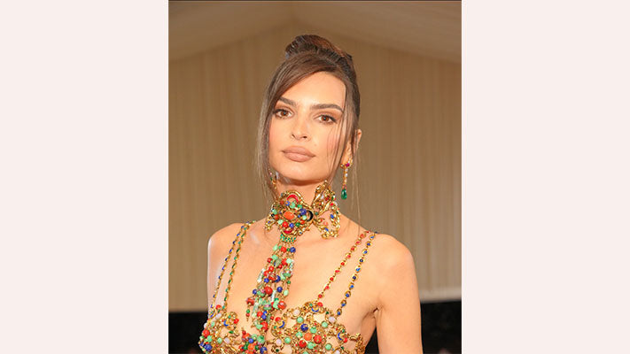 Getting Ready with Emily Ratajkowski for the Met Gala